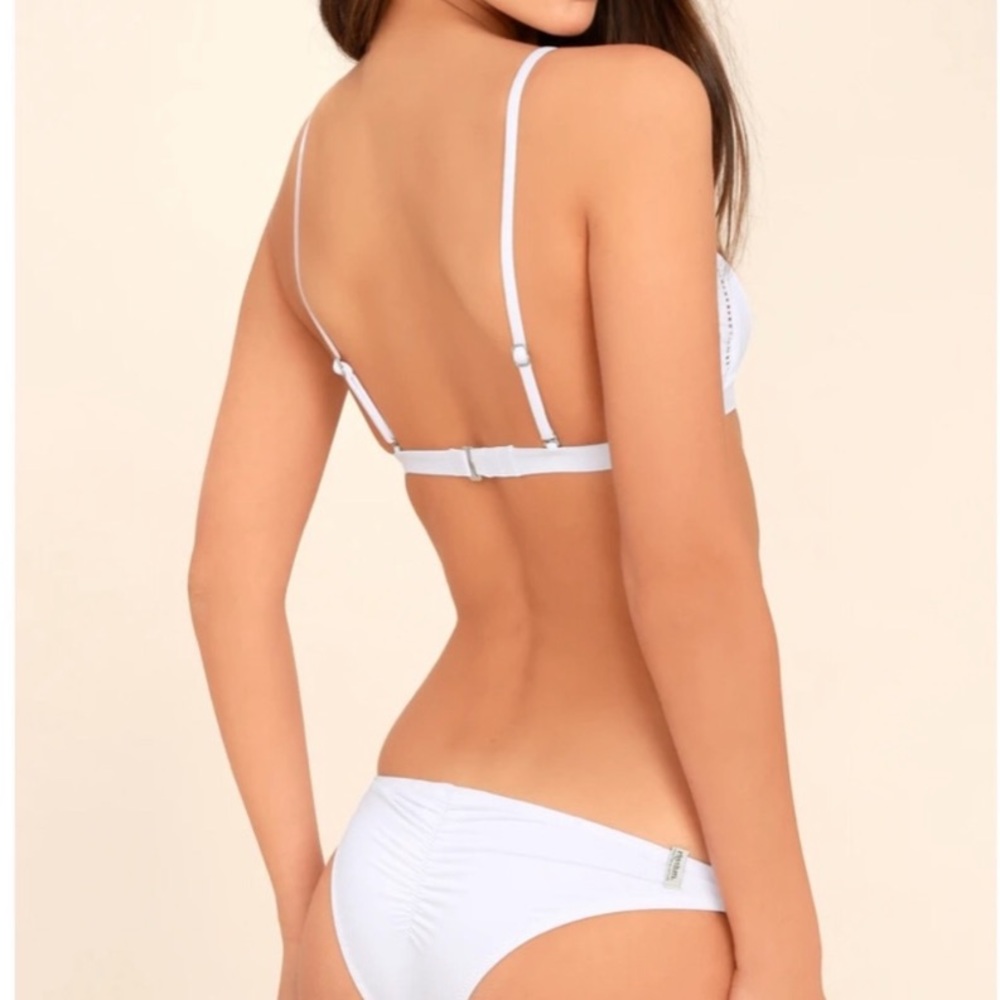 Rhythm white bikini bottoms